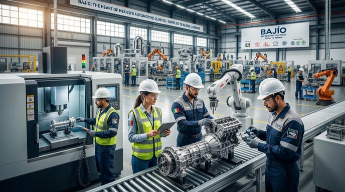 Industria automotriz en el Bajío